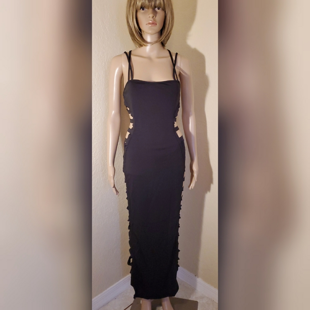 Long Cut Out Dress